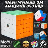 Orijinal Moyu Meilong 5X5 Manyetik Küp 5M - Moyu Speed Cube - Moyu 5X5 Zeka Küpü - Zeka Küpü - Magnetic Cube