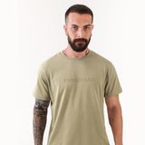 Orijinal Seri Erkek T-shirt%100 Pamuk Erkek Tişört Normal Kesim, Kısa Kollu, Nefes Alabilir M Haki