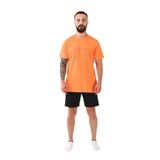 Orijinal Seri Erkek T-shirt%100 Pamuk Erkek Tişört Normal Kesim, Kısa Kollu, Nefes Alabilir M Turuncu