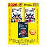Orijinal Yayınları Tyt Matematik 12 Deneme-Ayt Matematik 12 Deneme-Tyt Ayt Geometri 26Tyt-18Ayt Deneme Seti
