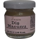 ORimin Doğal Diş Macunu – Hindistan Cevizi Yağı, Bentonit Kil, Nane & Çörekotu Yağı İçerikli – SLS, Florür ve Şeker İçermez – 40 ml Cam Kavanoz