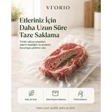 'orıo 10 Metre Tırtıklı Rulo Vakum Poşeti Torbası (Seçenekli) (30 Cm) - Standart