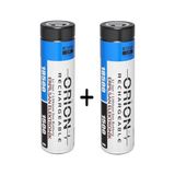 Orion 18500 3.7V 1500MAH 1c Şarj Edilebilir Li-Ion Pil 2 Adet Erpilsan Elektronik