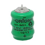 Orion 3.6V 80mAh Ni-Mh Şarj Edilebilir Buton Pili - 3 Bacaklı