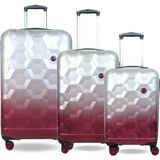 Orion 3'lü Set Valiz Orion Abs - Gri - Bordo