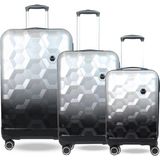 Orion 3'lü Set Valiz Orion Abs - Siyah - Gri