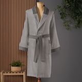 Orion Bambu Unisex Bornoz Gri
