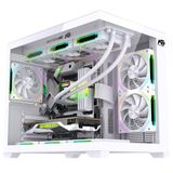 Orion Cube XL 6x ARGB Fan Kumanda ve Kontrolcü M-ATX Boş Bilgisayar Kasası Beyaz