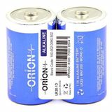 Orion LR20 D Büyük Boy Kalın Alkalin Pil - 2'li Shrink
