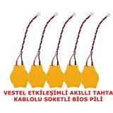 Orion Vestel Etkileşimli Faz-1 Akıllı Tahta CR2032 Kablolu Soketli Bios Pili 5'li