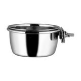 Oripet CCCCP20 Vidalı Askılı 20 Oz Metal Kedi Mama Kabı gri