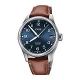 Oris 01 751 7761 4065-07 6 20 07LC Big Crown Propilot Big Date Kahverengi Deri Erkek Kol Saati