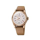 Oris 01 754 7741 3161-SET Father Time Limited Edition Kahverengi Deri Erkek Kol Saati