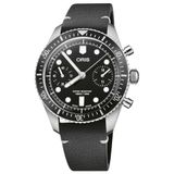 Oris 01 771 7791 4054-07 6 20 01 Divers Sixty Five Siyah Deri Erkek Kol Saati