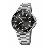 Oris Aquis Date 01 733 7789 4154-07 8 23 04PEB Gri Çelik Erkek Kol Saati