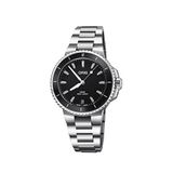 Oris Aquis Date Diamonds Gümüş Çelik Kadın Kol Saati 01 733 7792 4194-07 8 19 05p - Siyah