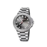 Oris Aquis Date Relief Çelik Erkek Kol Saati - Gri