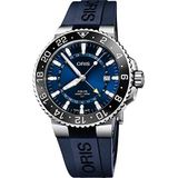 ORIS Aquis GMT Date 43.5mm Otomatik Saat, Tek beden, Siyah, Erkek
