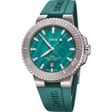 Oris Aquis New York Harbor Limitli Üretim Iı 43,5 mm Otomatik Saat 01 733 7789 4187-SET - Mavi