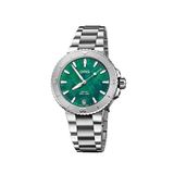 Oris Aquis Oris X Bracenet 01 733 7770 4137-07 8 18 05p Gri Çelik Kadın Kol Saati - Yeşil