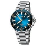 Oris Erkek Saati, Analog, Paslanmaz Çelik, Otomatik, Tarih, Seramik Çerçeve, Su Geçirmez 30 ATM, 41,5 mm