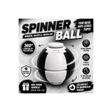 Oriva Siyah Beyaz Bas Döndür Fidget Spinner Ball Stres Çarkı Oyuncak