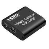 ORIVISION Video yakalama kartı 4K HDMI cihazı, Loop Out, Full HD 1080P oyun yakalama video kaydedici, canlı yayın, yayın veya video konferans için, S3/PS4/Xbox One/DSLR/video kaydedici