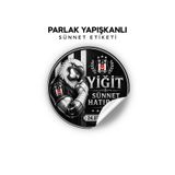 orixa Kişiye Özel Hediye Etiketi - Sünnet, Düğün, Bebek, Doğum Günü - Beşiktaş Sticker (YAPIŞKANLI)