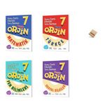 Orjin 7. Sınıf Maarif Matematik Fen Türkçe ve Sosyal 4lü Set Etkinlikli Soru Bankası + Telefon standı