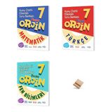 Orjin 7. Sınıf Maarif Matematik Fen ve Türkçe 3lü Set Konu Özetli Etkinlikli Soru Bankası + Telefon standı