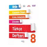 Orjin 8.Sınıf Türkçe Defteri Konu Anlatımlı