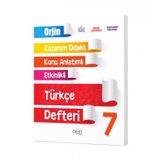 Orjin Okul 7. Sınıf Türkçe Kazanım Odaklı Defteri 2023