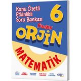 Orjin Yayınları Orjin 6. Sınıf Matematik Konu Özetli Soru Bankası