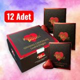 Orjinal 12 Adet Red Point Ginseng Çikolata Kadın Ve Erkek Için Enerji Artırıcı Ve Istek Uyandırıcı 12X12g Epimedyumlu Lüks Performanse Çiko