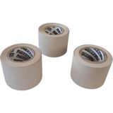 Orjinal 3lü Paket Klima Borusu Izolasyon Koruma Bandı, Dekoratif Bant, Klima Borusu Sarma Örme Sargı Bant 5cm x 15MT X3 Adet Bej Tasuju Marka Etiket