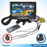Orjinal 7 inç Dörde Bölünür Araç Monitörü 13 Pin Çıkışlı 4 Kamera Girişli Ekran