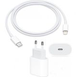 Orjinal Apple İphone 13 Pro 20W Hızlı Şarj Aleti Seti Usb-C Mhje3tu-A + Mqgj2zm/A (Kablo Dagil) Aplee20w00227