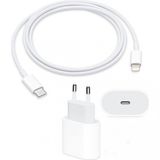 Orjinal Apple İphone 13 Pro Max 20W Hızlı Şarj Aleti Seti Usb-C Mhje3tu-A + Mqgj2zm/A (Kablo Dagil) Aplee20w00669