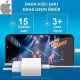 Orjinal Apple İphone12 Mini 20W Hızlı Şarj Aleti Seti Usb-C Mhje3tu-A + Mqgj2zm/A (Kablo Dagil) Aplee20w00935