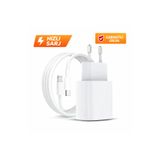 Orjinal İphone 20 Watt Hızlı Şarj Aleti İphone 11 12 13 14 Düz Ve Pro Max Uyumlu Kablo + Başlık
