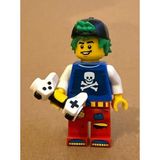 Orjinal LEGO Minifigür Pirates Fan Boy With Gamepad
