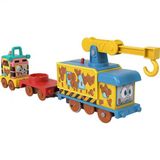 Orjinal Thomas Ve Arkadaşları Pilli Motorlu Büyük Trenler Vinç Grue Fisher Price Thomas Pilli Motorlu Tren