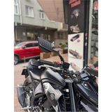 OrjinMotoPart Motosiklet Ayna V2 H2 Naked Spor Ayna Geniş Görüş Açılı Kanat Ayna Takım Tüm Naked ve Scooterlar İçin