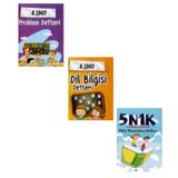 Orka 4. Sınıf Problem Defteri + Dil bilgisi Defteri + Öykü Tamamlama 3 lü Set
