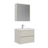 Orka Arno 65 Cm Çekmeceli Banyo Dolabı Takımı Bej