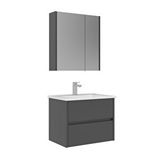 Orka Arno 65 Cm Çekmeceli Banyo Dolabı Takımı Gri