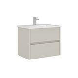 Orka Arno 65 Cm Çekmeceli Lavabolu Banyo Alt Dolabı Bej