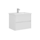 Orka Arno 65 Cm Çekmeceli Lavabolu Banyo Alt Dolabı Beyaz