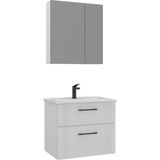 Orka Banyo Bari 65 cm Banyo Dolabı Takımı - Mat Beyaz