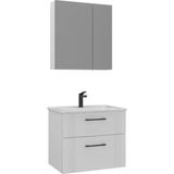 Orka Banyo Dolabı Takım Bari 65 Cm Mat Beyaz